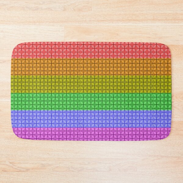 Item preview, Abstract Crystals Gay Pride Colors Pattern designed and sold by PrideFeliz.