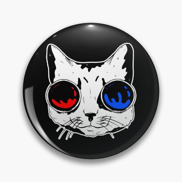 Item preview, funny cat – Meowtrix (red pill or blue pill) (black variant) designed and sold by LiveForever.