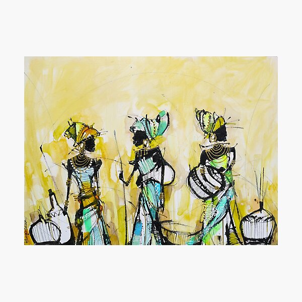 African Pride 3 Photographic Print By Artbyirina Redbubble