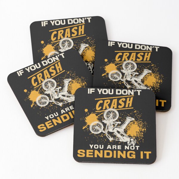 Item preview, If you don't crash, you're not pushing yourself to the limit | BMX | Pain designed and sold by beDiceDesigns.