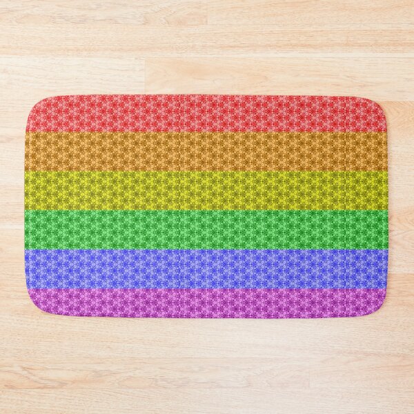 Item preview, Multicolor Stones Gay Pride Pattern designed and sold by PrideFeliz.