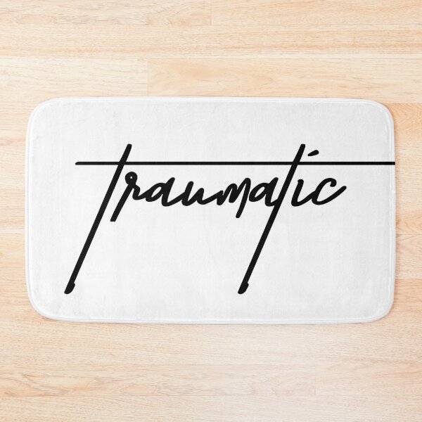 Item preview, Traumatic Sarcasm: Dark Humor Typography Design designed and sold by ReggieDior.