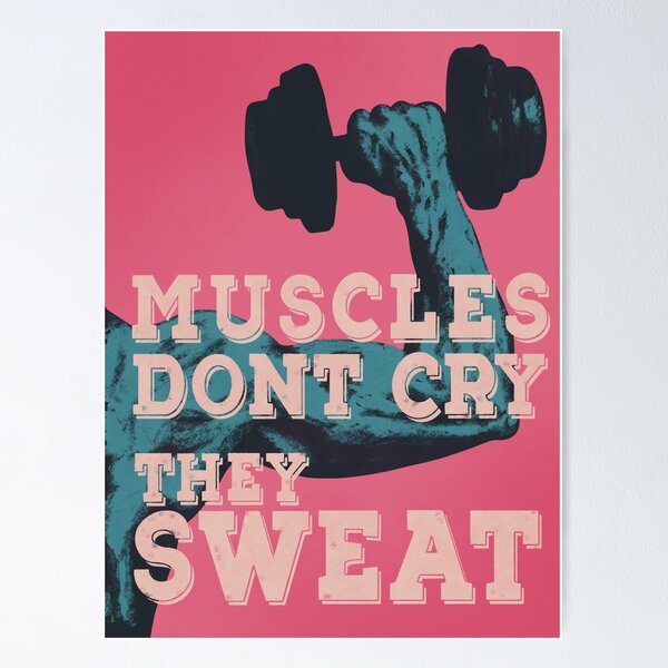 Item preview, Muscles don’t cry poster from Alan Wake 2 DLC  designed and sold by Deepwood.