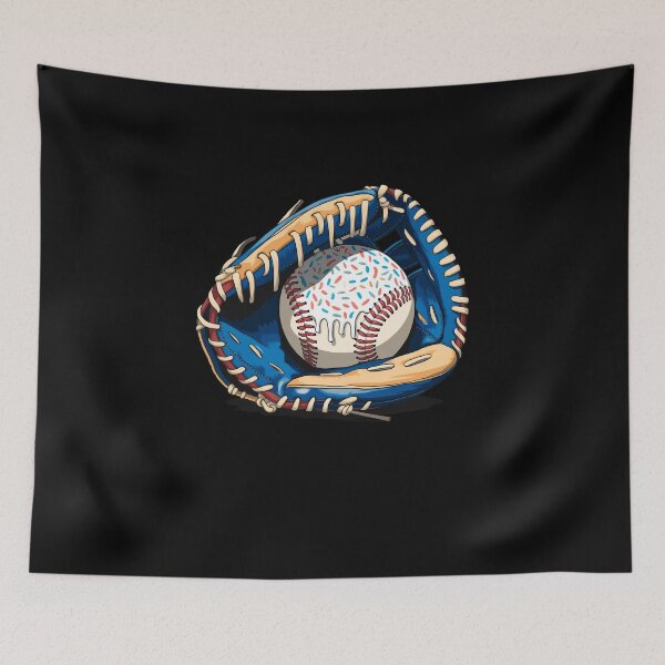 Item preview, Guante de béisbol con chispas de helado y goteo designed and sold by facegm.