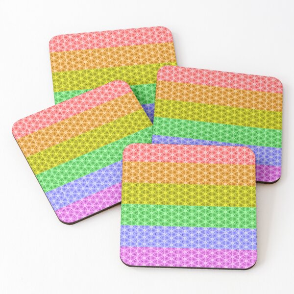 Item preview, Succulents Gay Pride Colors Pattern designed and sold by PrideFeliz.
