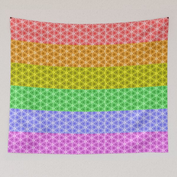 Item preview, Succulents Gay Pride Colors Pattern designed and sold by PrideFeliz.