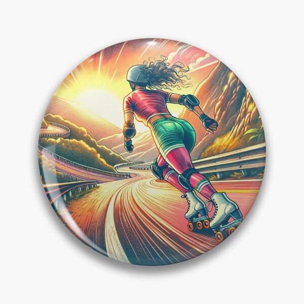 Item preview, Roller Skater Girl designed and sold by M-Y-A-R-T-.