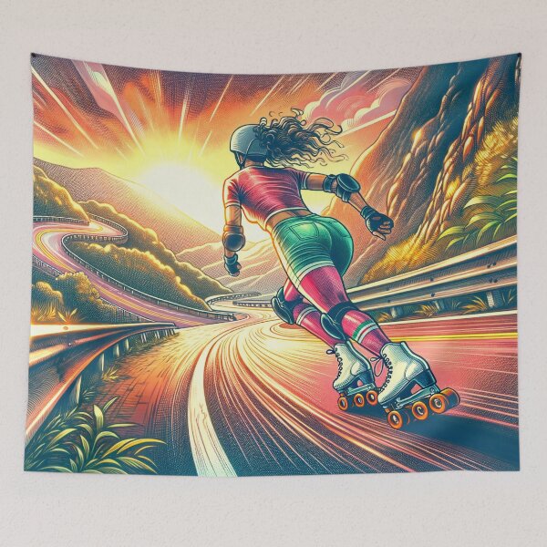 Item preview, Roller Skater Girl designed and sold by M-Y-A-R-T-.