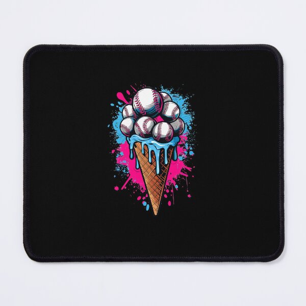 Item preview, Baseball Ice Cream Watercolor Baseball designed and sold by facegm.