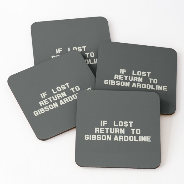 Aperçu de l'œuvre If Lost Return to Gibson Ardoline Tee créée et vendue par 2000sbabyangel.