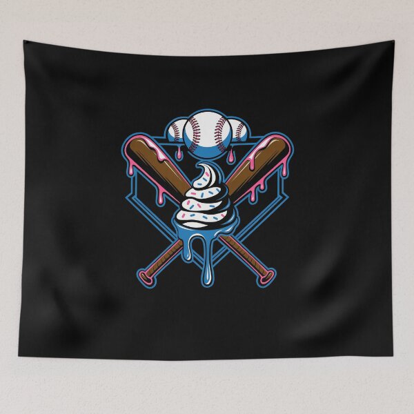 Item preview, Cool Sport Baseball Bat Home Plate Drip With Sprinkles Drip  designed and sold by facegm.