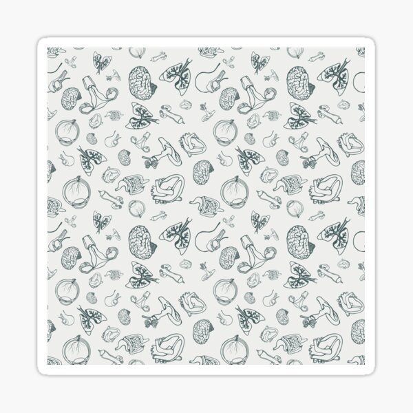 Item preview, Body parts and inner workings. Anatomy line drawings.  designed and sold by LayerCakeDigDes.