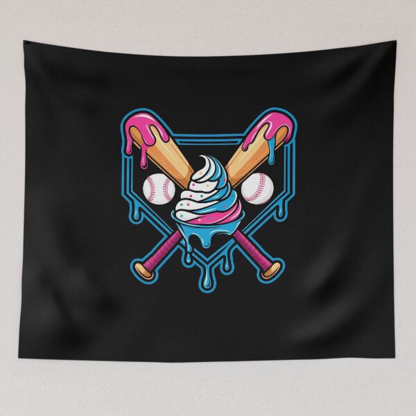 Item preview, Cool Sport Baseball Bat Home Plate Drip With Sprinkles Drip  designed and sold by facegm.