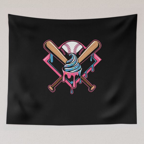 Item preview, Cool Sport Baseball Bat Home Plate Drip With Sprinkles Drip designed and sold by facegm.