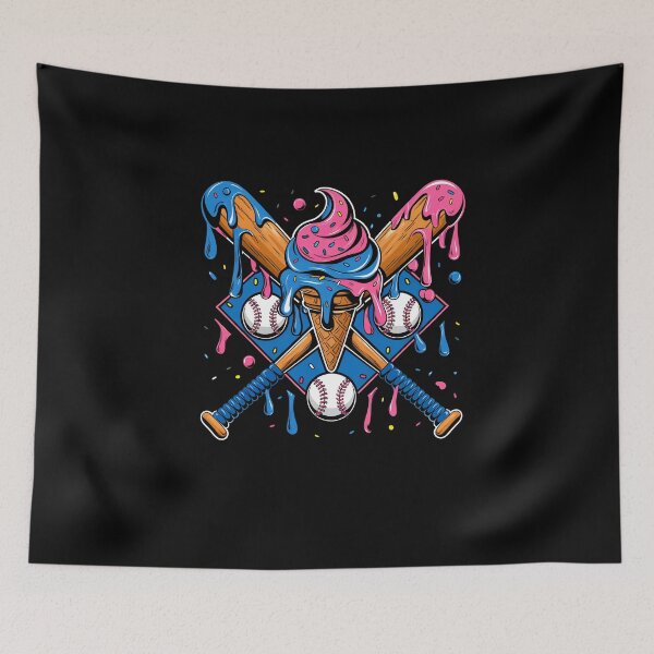 Item preview, Cool Sport Baseball Bat Home Plate Drip With Sprinkles Drip designed and sold by facegm.