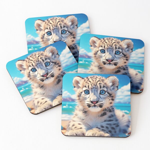 Item preview, Beach Baby Snow Leopard designed and sold by Kspirit Designs.