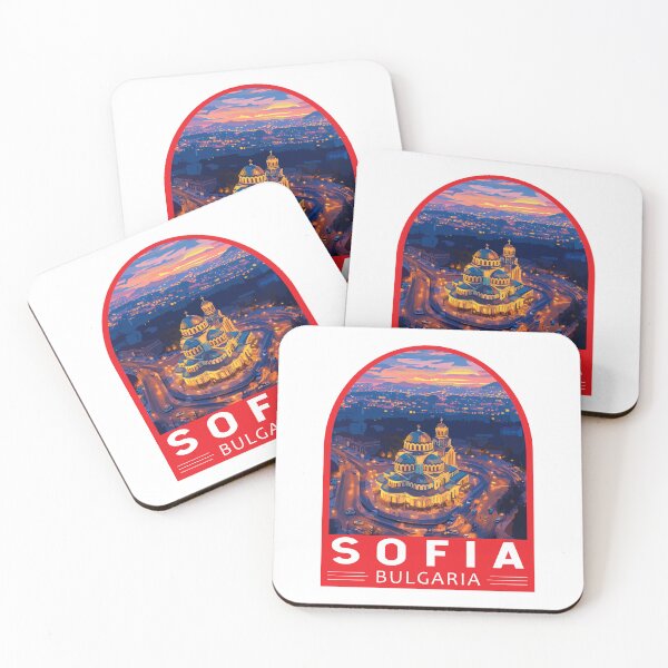 Item preview, Sofia Bulgaria Travel Art Emblem designed and sold by KrisSidDesigns.