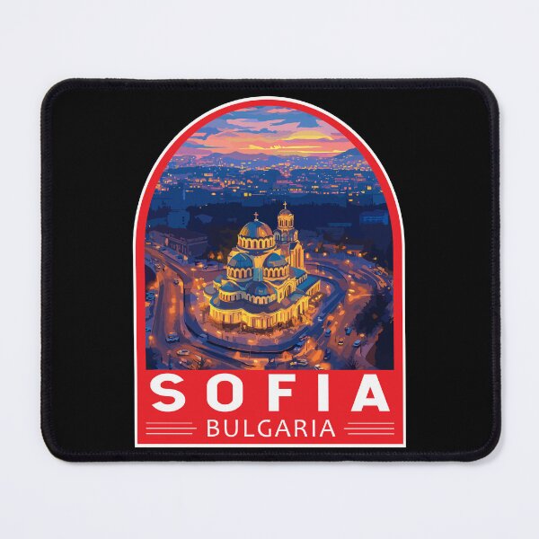 Item preview, Sofia Bulgaria Travel Art Emblem designed and sold by KrisSidDesigns.