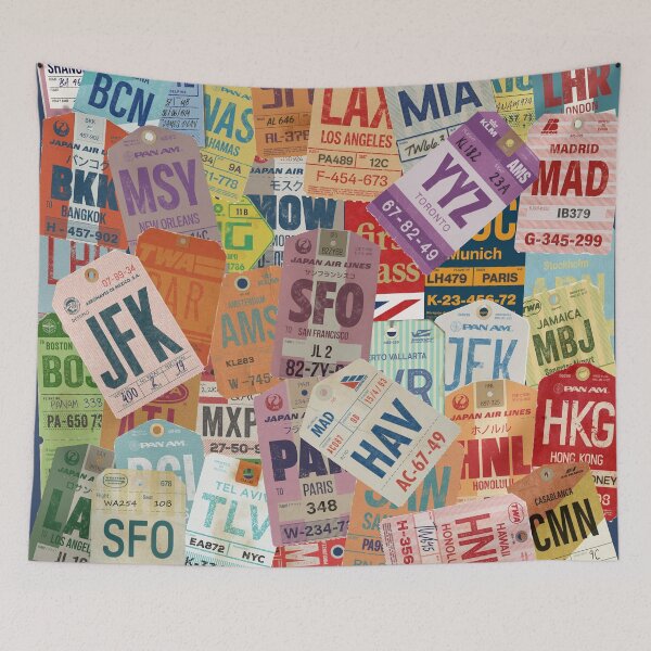 Item preview, Retro World Airtags 3 designed and sold by LostTravelersLab.