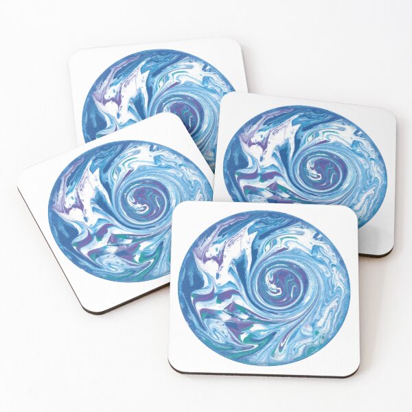 Item preview, Fluid art circle 8 designed and sold by alina-k-design.