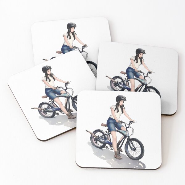 Item preview, girl on bike designed and sold by aliraweb.