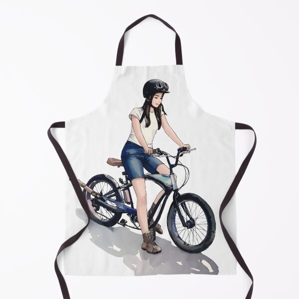Item preview, girl on bike designed and sold by aliraweb.