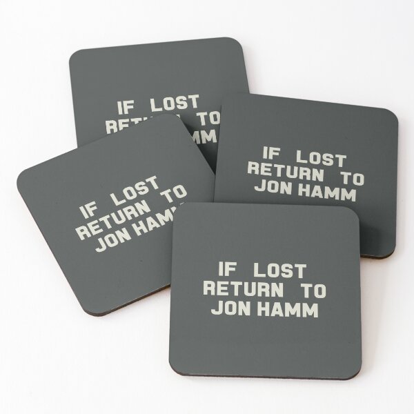 Item preview, If Lost Return to Jon Hamm Tee designed and sold by deluluhaze.