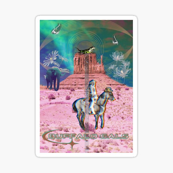 Item preview, Surreal Space Cowgirl designed and sold by Pixxlcat.