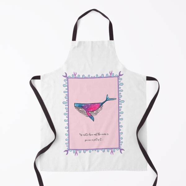 Item preview, Whale Illustration with Motivational Quote - 'No Matter How Vast the Ocean Is, You Are a Part of It' - Inspirational Ocean Art designed and sold by Pandositive.