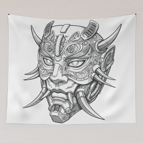 Item preview, Cyber Mask: HOPE designed and sold by Space Hyenas.