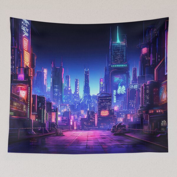 Item preview, Cyberpunk Rooftop Tokyo designed and sold by Takeda-art.