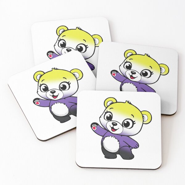Item preview, Kawaii Nonbinary Bear – Cute Nonbinary Pride Design designed and sold by Travelslightly.