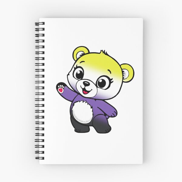 Item preview, Kawaii Nonbinary Bear – Cute Nonbinary Pride Design designed and sold by Travelslightly.