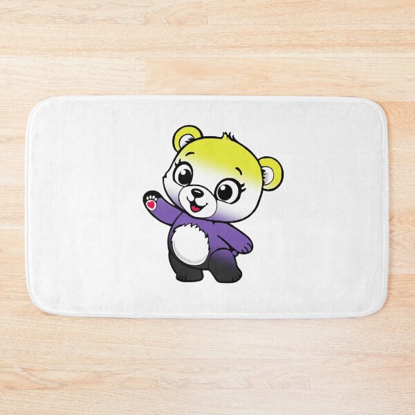 Item preview, Kawaii Nonbinary Bear – Cute Nonbinary Pride Design designed and sold by Travelslightly.