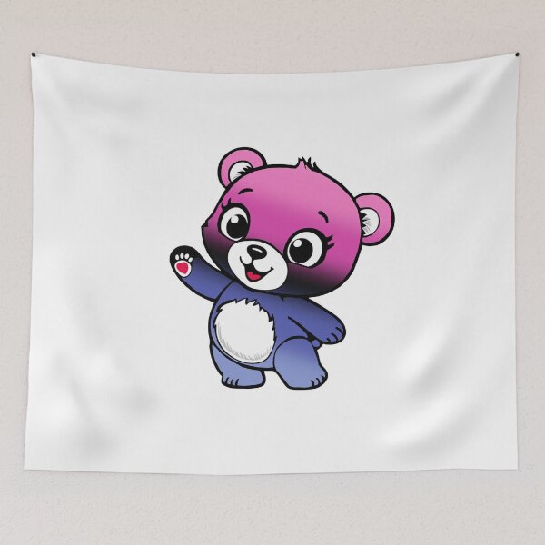 Item preview, Kawaii Omnisexual Bear – Cute Omnisexual Pride Design designed and sold by Travelslightly.