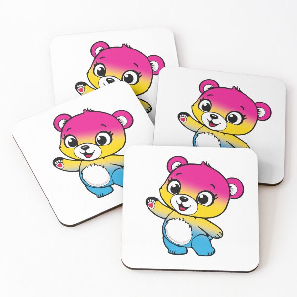 Item preview, Kawaii Pansexual Bear – Cute Pansexual Pride Design designed and sold by Travelslightly.