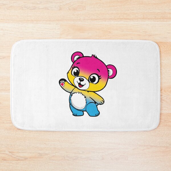 Item preview, Kawaii Pansexual Bear – Cute Pansexual Pride Design designed and sold by Travelslightly.