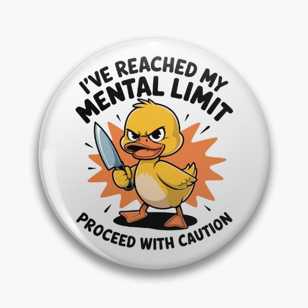 Item preview, Duck Mental Limit designed and sold by Angry Swan Designs.