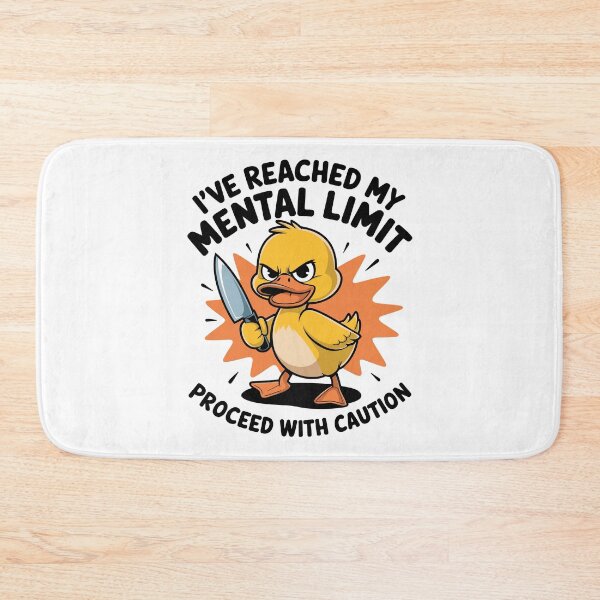 Item preview, Duck Mental Limit designed and sold by Angry Swan Designs.