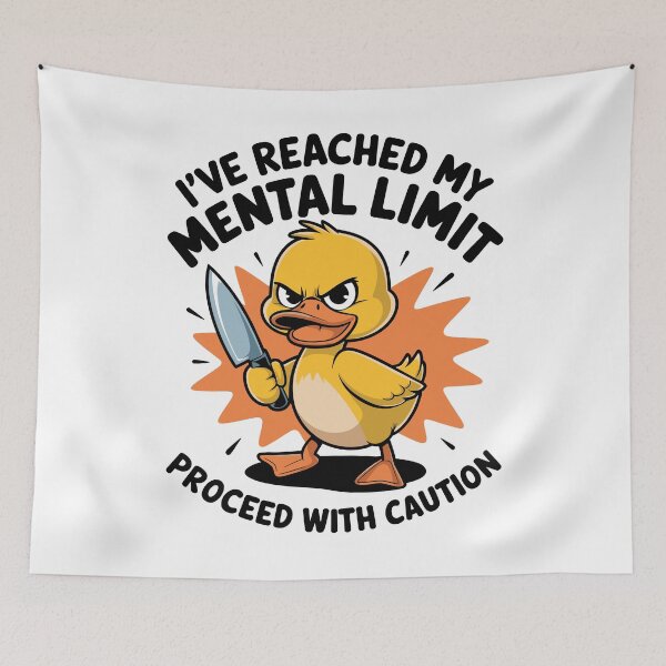 Item preview, Duck Mental Limit designed and sold by Angry Swan Designs.
