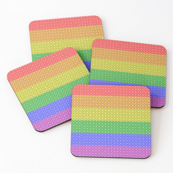 Item preview, Crystals Gay Pride Colors Pattern designed and sold by PrideFeliz.