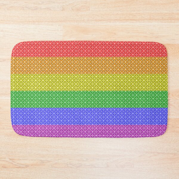 Item preview, Crystals Gay Pride Colors Pattern designed and sold by PrideFeliz.