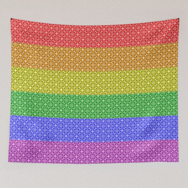 Item preview, Crystals Gay Pride Colors Pattern designed and sold by PrideFeliz.