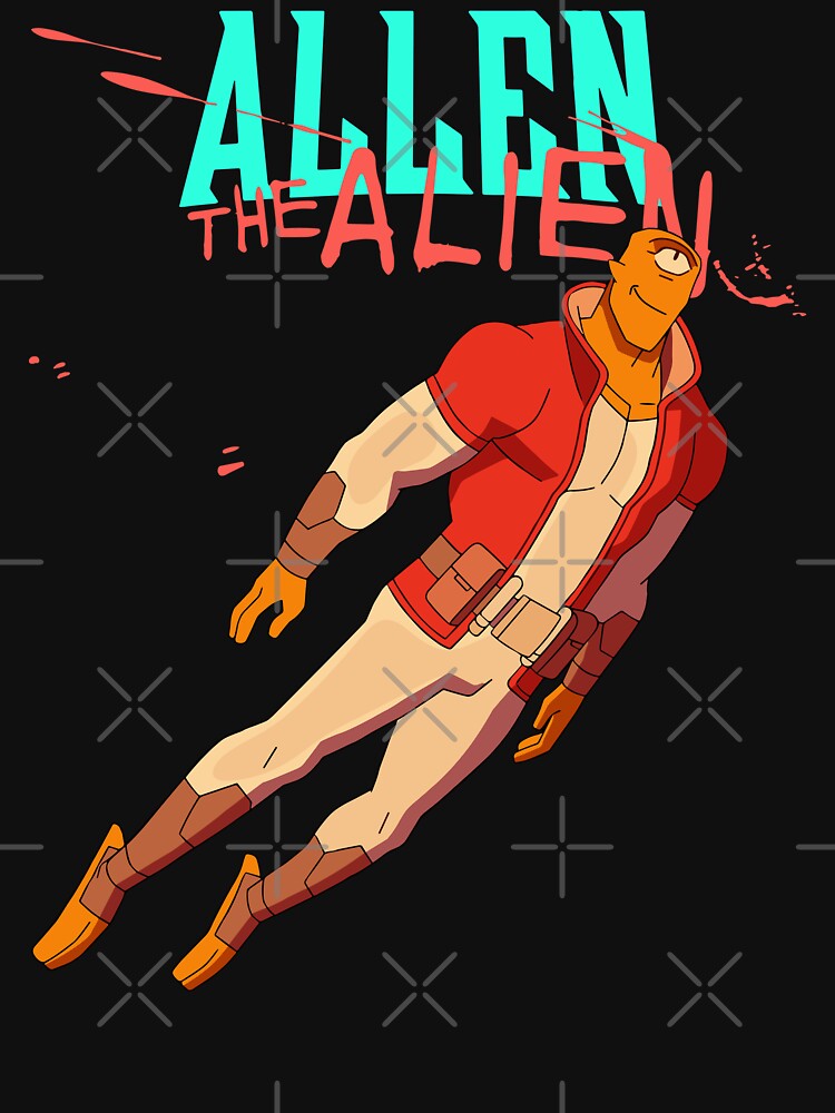 Thumbnail 7 of 7, Essential T-Shirt, Allen The Alien Invincible designed and sold by malachi12c.