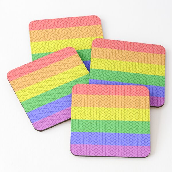 Item preview, Snowflakes Gay Pride Colors Pattern designed and sold by PrideFeliz.