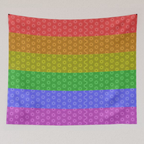 Item preview, Stones Gay Pride Colors Pattern designed and sold by PrideFeliz.