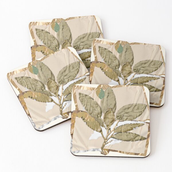 Item preview, Sage Leaves Scrapbook Aesthetic designed and sold by Rainbow Paws Garden.