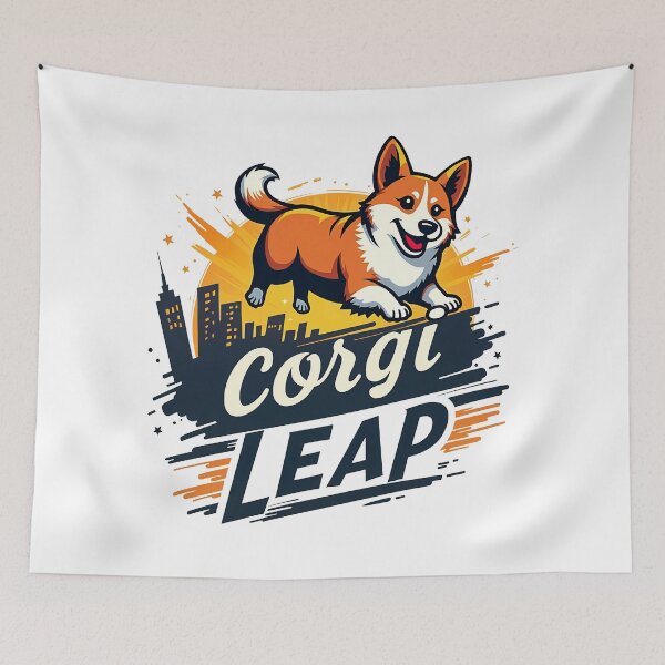 Item preview, Corgi Leap designed and sold by zoughlal.