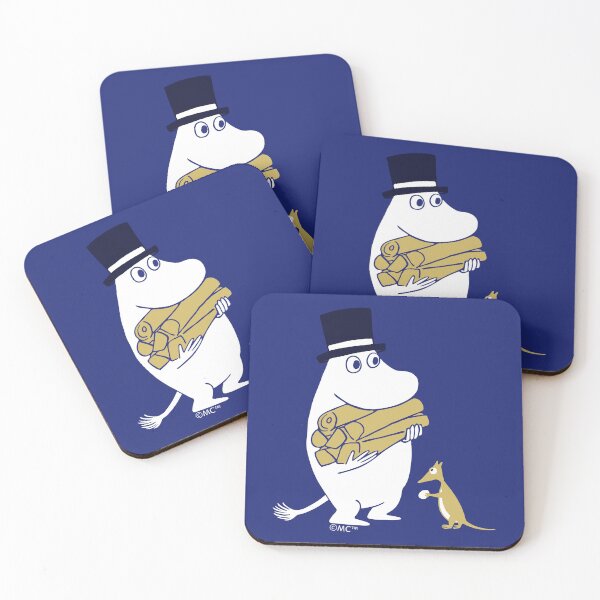 Item preview, Moomin Moominpappa Carrying Logs Winter designed and sold by MoominStore.