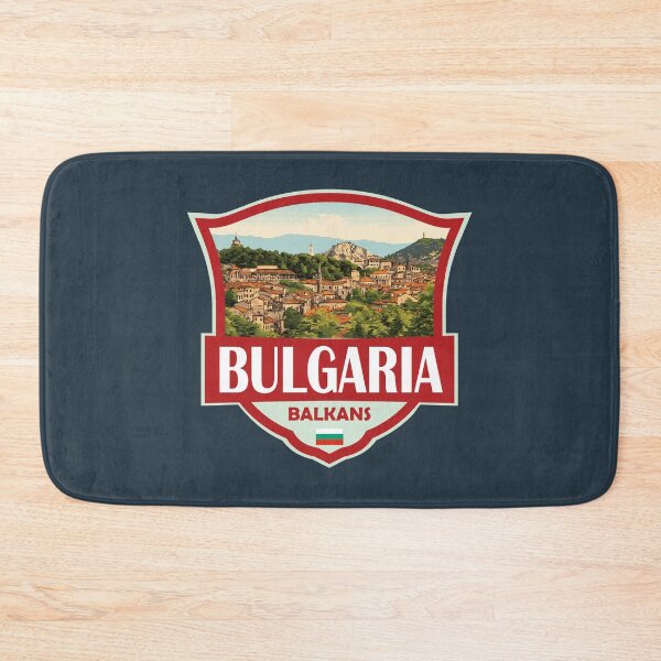 Item preview, Bulgaria Illustration Retro Badge designed and sold by KrisSidDesigns.